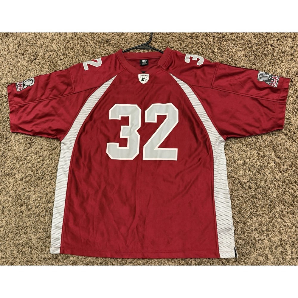 VTG 90s Starter Team Alabama Crimson Tide Jersey #32 Red Gray White Men's XL